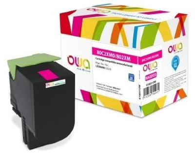 Toner Owa Compatible With Lexmark 80C0X30 Magenta (4.000 S.) — image 1