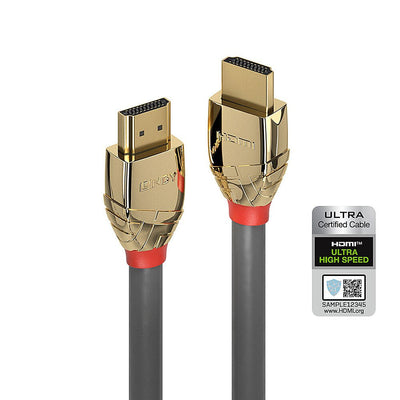 Lindy HDMI Cable Ultra High Speed 3M, Gold Line — image 1