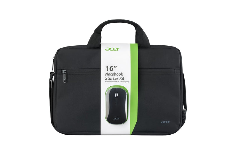 Acer Case Laptop 15.6 Carry Bag Compartimento Acolchado Bolsillo Indoor Black + Mouse Aak