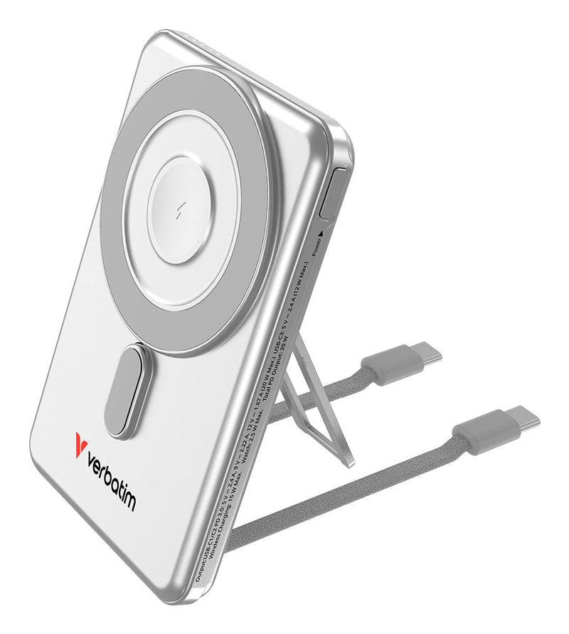 Verbatim Charger 32276 Battery External 5000MAH Wireless Silver