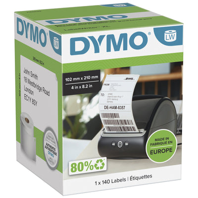 Dymo Label Printer Dhl-label 102MM X 210MM 1 Roll 140 S W — image 1
