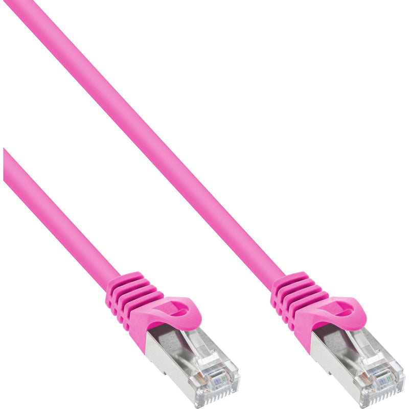 Inline Network Cable Sf/UTP CAT.5E Pink 0.25M