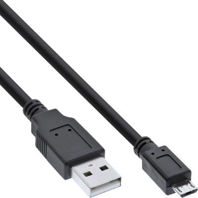 Inline Cable Micro USB 2.0 Plug USB-A a Plug Micro-b 2M — image 1