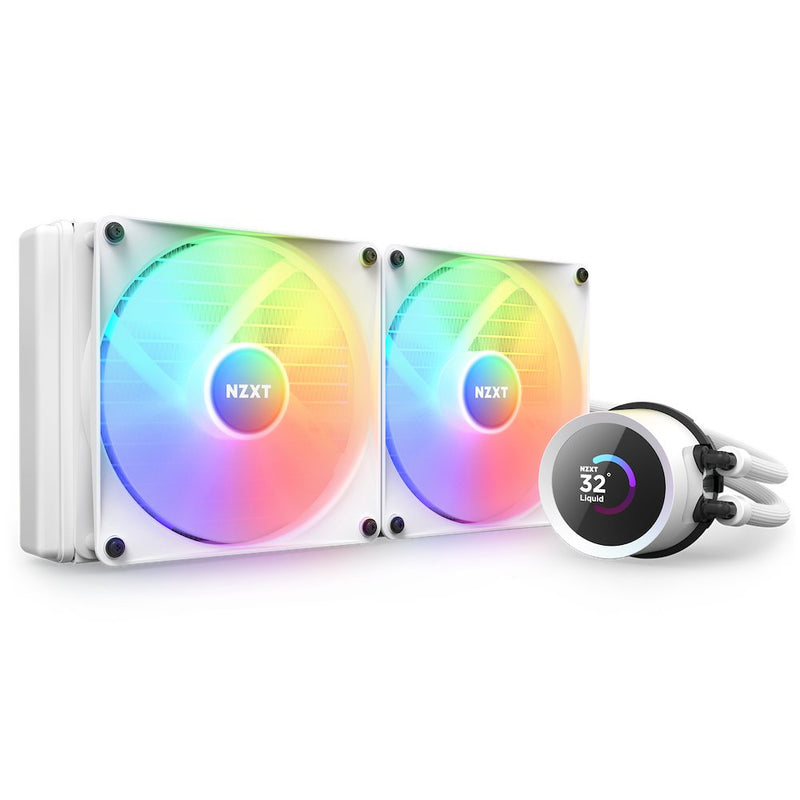 Nzxt Kraken 280 RGB Processor Sistema Refrigeración Líquida Todo Uno 14CM White 1 Pieces