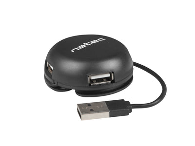 Natec Hub Bumblebee NHU-1330 (4x USB 2.0, Black Colour — image 1
