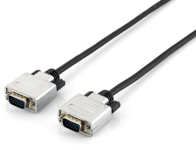 Equip Cable Svga M/M 3M Hq Carcasas Metalicas Black / Silver 118861 — image 1