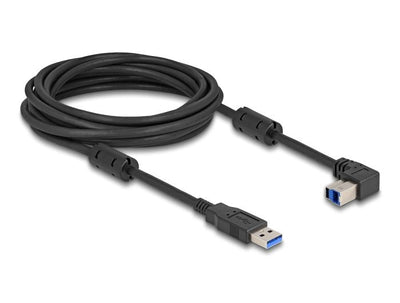 Delock USB 5Gbps Cable Type a Connector Male a Type B Connector Male 90° Arriba Angulado 5M — image 1