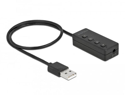Delock Adapter USB Headphones And Microphone — image 1
