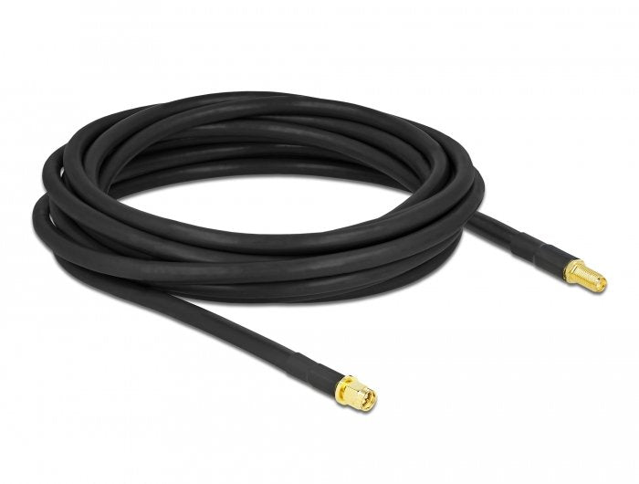 Delock Cable Antenna Sma Connector Male a Sma Connector Female Lmr CFD300 5M Low Loss