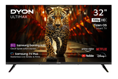 Dyon TV Ultimax 32H-TI-W - Smart TV HD 32 With Sistema Operativo Samsung Tizen, Sintonizador Triple (dvb-c/-S2 — image 1