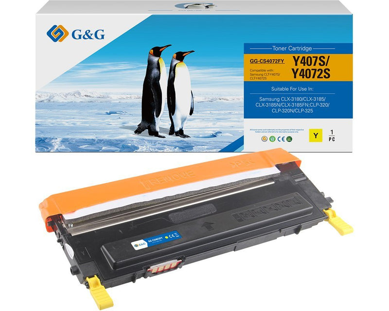 G&g Toner Compatible With Samsung CLT-Y4072S/ HP SU472A
