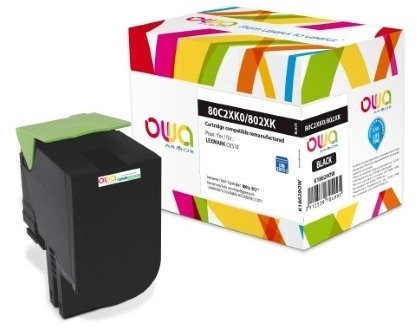Toner Owa Compatible With Lexmark 80C0X10 Black (8.000 S.)