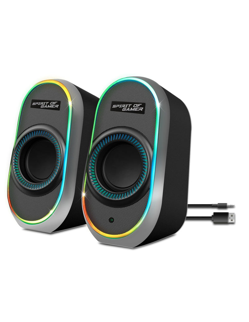 Spirit Of Gamer Speaker 2.0 Fanatic 500 RGB Black