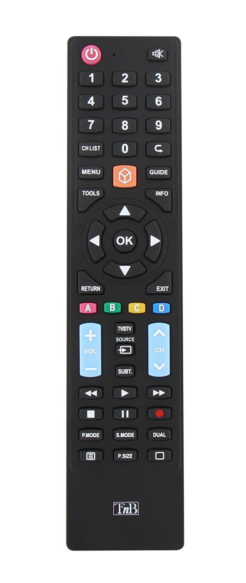 Tnb Remote Control Universal Preprogramado Panasonic, Philips, Lg, Samsung And Sony - Black