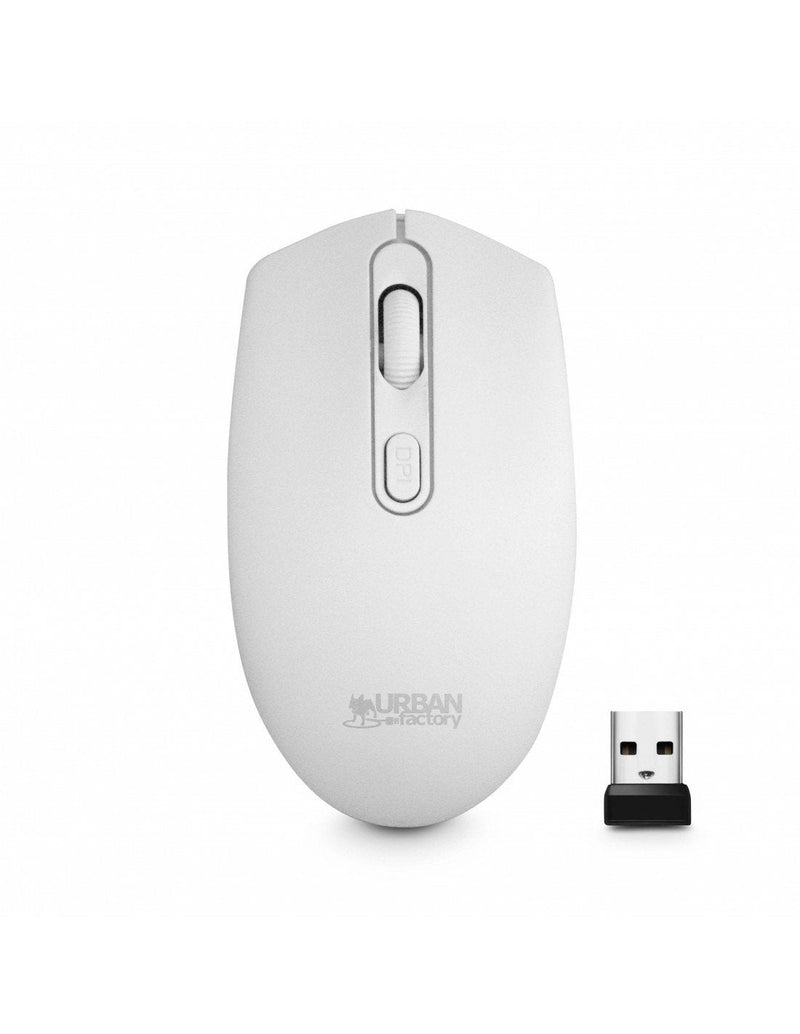 Mouse Wireless 2.4GHZ 1200 Dpiwrls Ambidextro - White