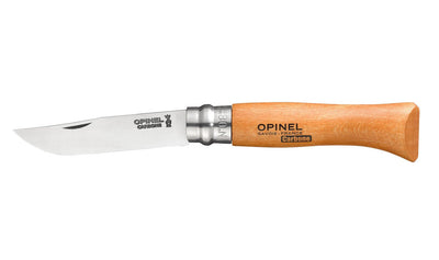 Opinel Knife Bolsillo No. 08 Carbono Cortes — image 1