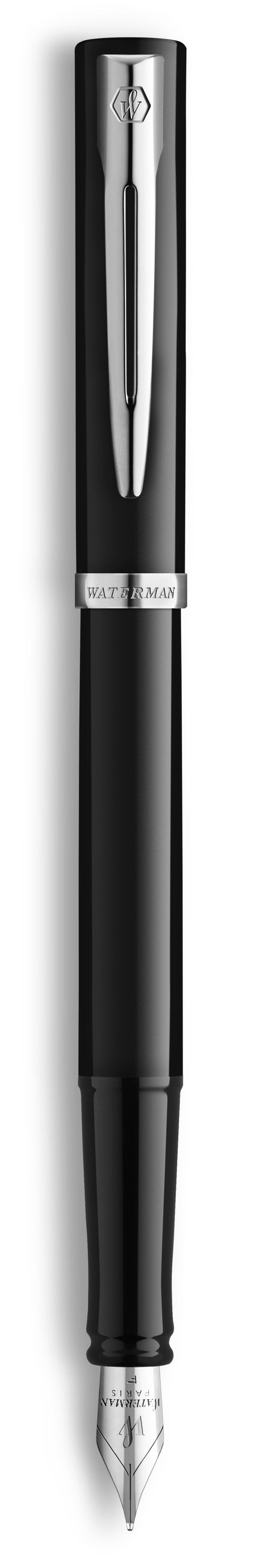 Waterman Pluma Estilográfica Impression Black Lack Ct M Blue Box Of Regalo — image 1