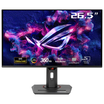 ASUS Monitor LCD Rog Strix OLED XG27ACDNG 26.5 Gaming Panel Qd-oled 2560X1440 16:9 360 HZ 0.03 Ms Swivel Pivot — image 1
