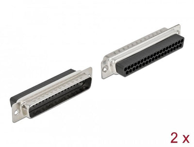 Delock Pinza Sujeción Male D-sub 37, Metal 2 Pieces — image 1
