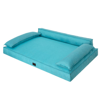 Winoo Dog Bed with Removable Cover – Blue XL