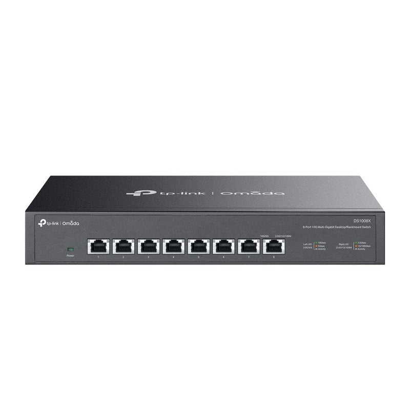 TP-Link Omada DS1008X Switch No Administrado 10G Ethernet (100/1000/10000) 1U Black