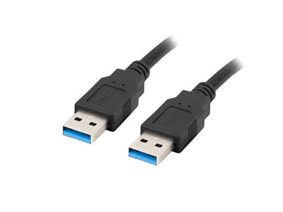 Lanberg USB Cable -a M/M 3.0 1.0M Black — image 1