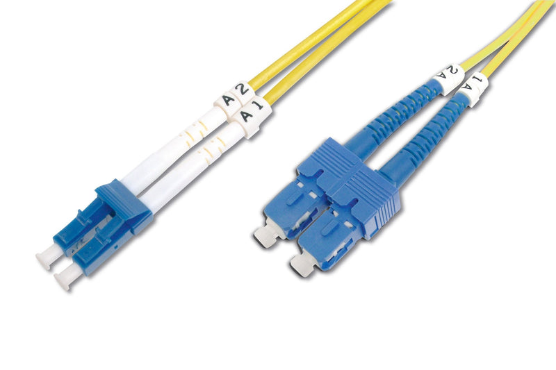 Digitus Cable Connection Fibre Optic Dúplex Lc a Sc 10M Yellow