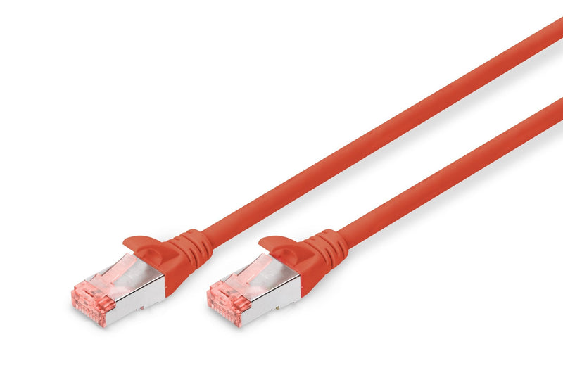Digitus Network Cable AWG27 CAT.6 S/FTP Lszh 0.50M Red DK-1644-005/R