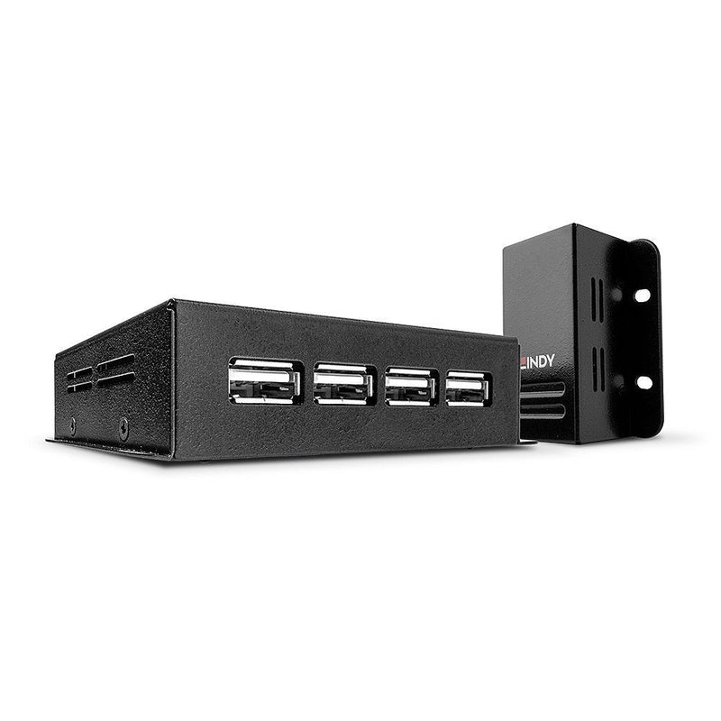 Lindy Extender USB 2.0 CAT.5 Power Over RJ45 4 Port 50M