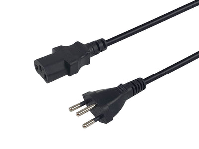 Equip Cable Power C13 -T12 H/M Black 5.00M Pvc — image 1