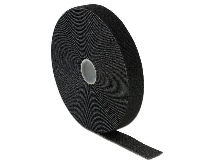 Delock Brida Cables Closure Velcro 10.000X20MM 1X Rol Black