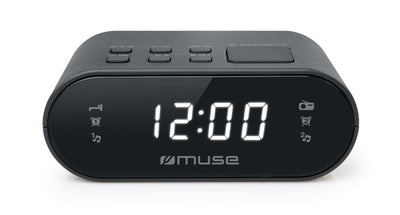 Muse M-10 Cr Black Radio Analógica Desktop Fm Snooze — image 1