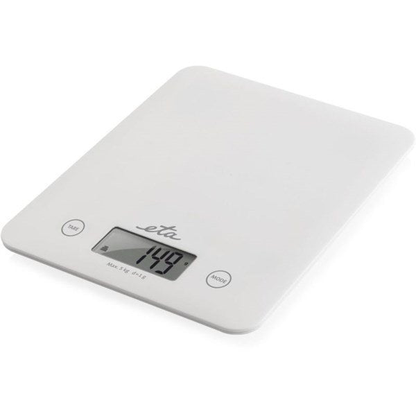 Eta Scale Kitchen Lori ETA277790000 Weight Mã¡ximo Capacity 5KG, Graduaciã³n 1G, Display Type Lcd, White