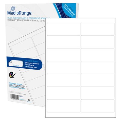 Mediarange MRINK146 Label Self-adhesive White Permanente 700 Pieces — image 1