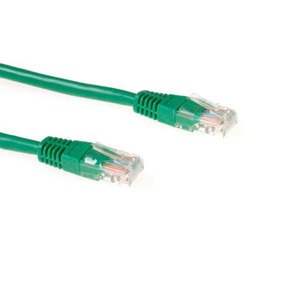 Green 15 Meter U UTP CAT.5E Patch Cable With RJ45 Connectors — image 1