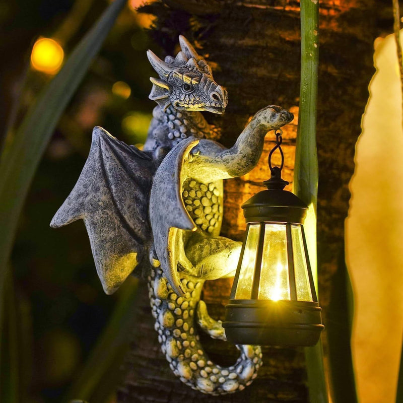 Solar-Powered Dinosaur Lamp For Outdoor Yard Decorations