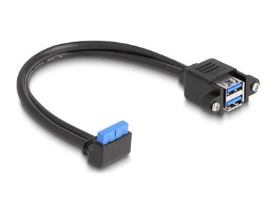 Delock 83007 USB Cable 5Gbps Connector Female a 2 X USB 5Gbps Tipo-a Integración 50CM — image 1