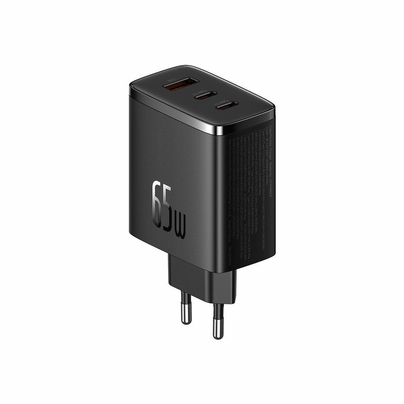 Baseus Charger Os-cube Pro 65W 2x USB-C + USB Black