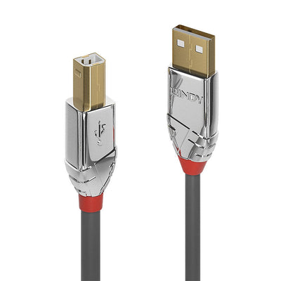 Lindy USB 2.0 Cable Typ a/B Cromo Line M/M 2M — image 1