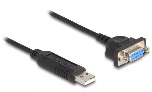 Delock 66453 USB Cable 2.0A RS-232 With Housing Connector Serial Compacta 50CM Ftdi — image 1