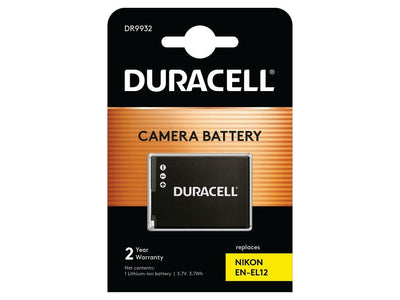 Duracell Digital Camera Battery 3.7V 1000MAH Replacement For Nikon EN-EL12 DR9932 — image 1