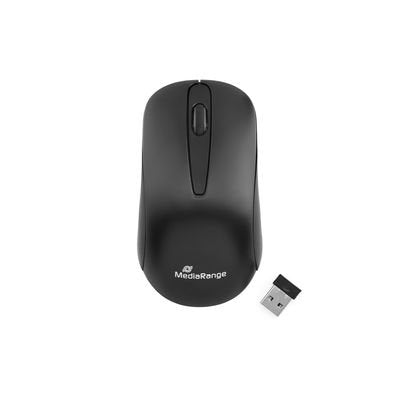 Mediarange Mouse Wireless 3 Tasten Black — image 1
