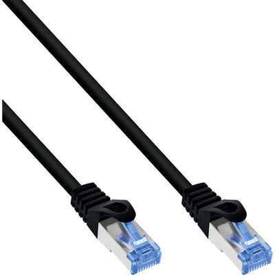 Inline Network Cable , CAT.6A, S/FTP, Tpe Flexible, Black 20M — image 1