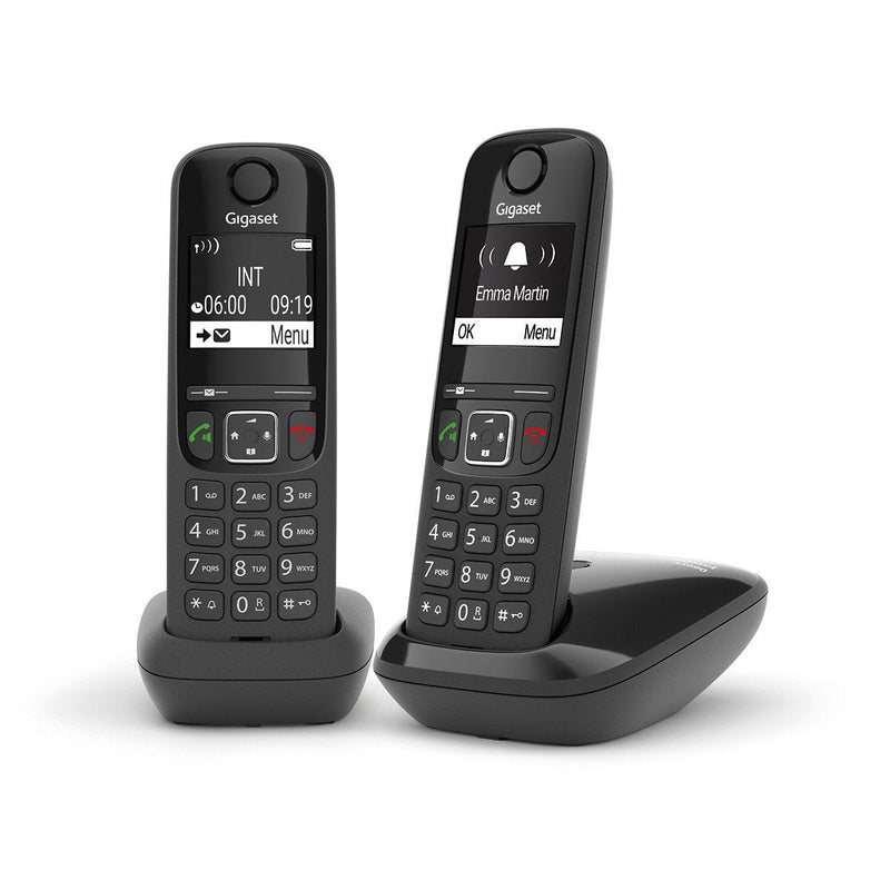 Gigaset Phone Fixed AS690 Duo Black
