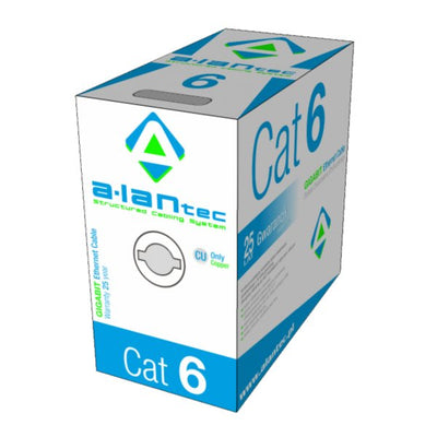 A-lan KIU6LINKA305 Network Cable 305M CAT.6 U/UTP (UTP) Grey — image 1