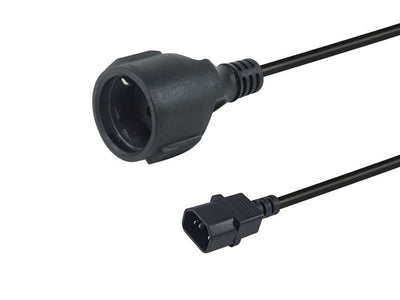 Cable Power Shuko Female a IEC Male C14 0.25M 112106 — image 1