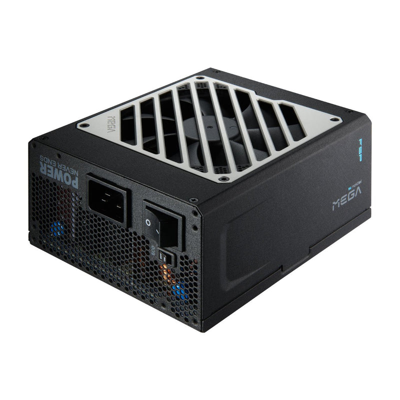 Fortron Fsp Mega Ti 1350W, Power Supply PC Black 2X GPU High Power 12 Pines, 6X Pcie, Gestión Cables