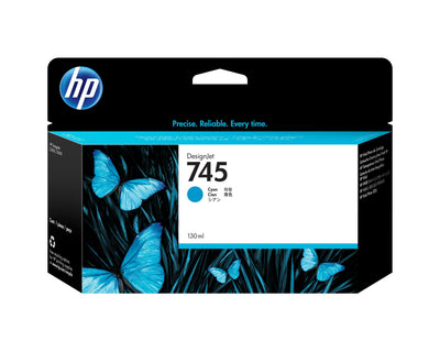 HP Ink Cartridge Designjet 745 Cyan 130ML Ink Cartridge Designjet HP 745 Cyan 130ML — image 1
