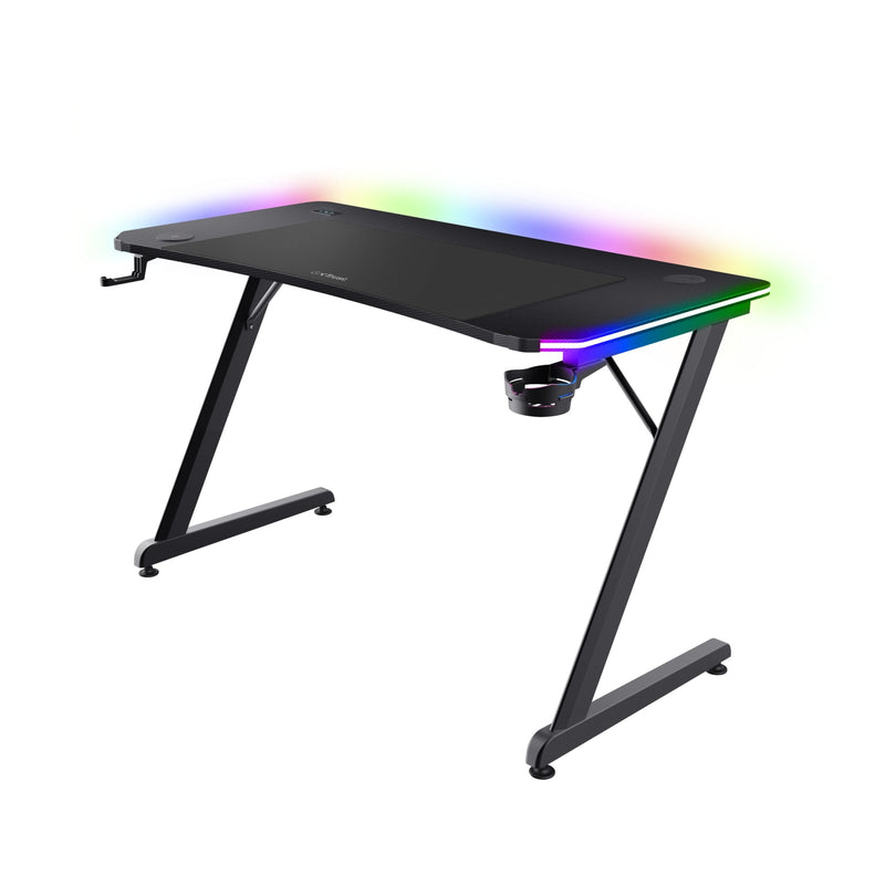 Trust Desk Gaming Gxt 710 Luminus Pro RGB Black Máximo 150KG/ 120 X 60 X 74CM/ Control Iluminación