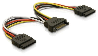 Delock Cable Power Bifurcador Sata(m) a 2 Sata(h) — image 1
